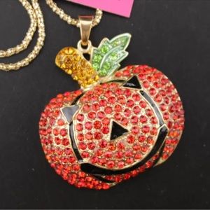 Betsey Johnson’s Jack-o- Lantern Necklace